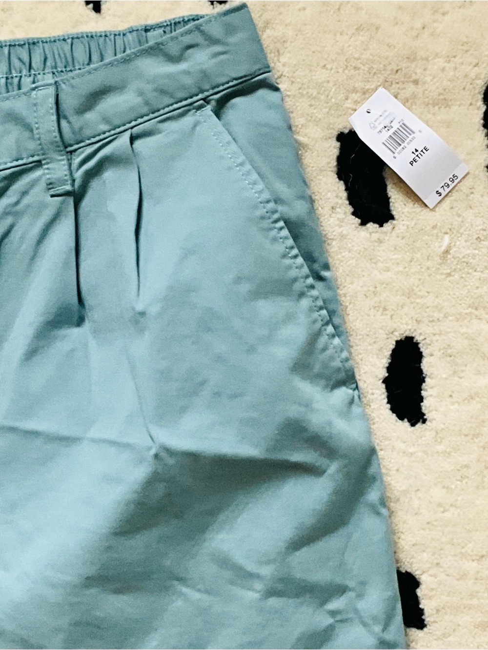 GAP Women’s Pleated Chinos in Light Blue - Picture 2 of 4